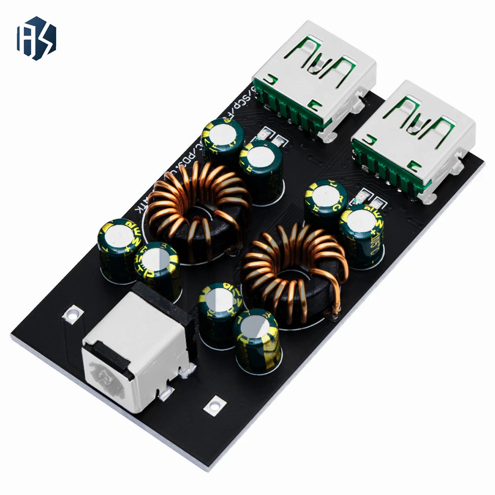 1 2 4 Way USB Type-C Mobile Phone Quick Charge Adapter 6-35V Step Down Buck Boost Module SW3518 For Huawei QC4.0 QC3.0 Zpaxo
