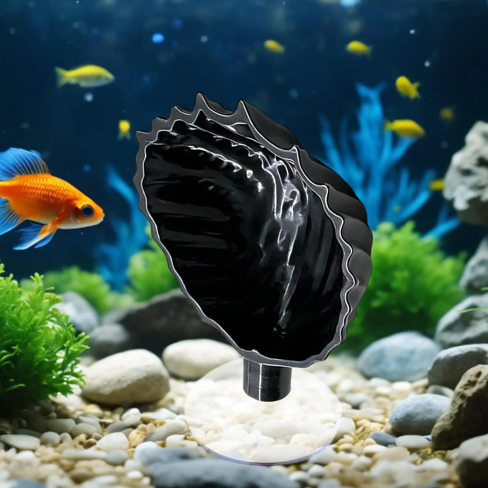 Betta Hammock Floating Suction Cup Fish Rest Pad 3D Printed Shell