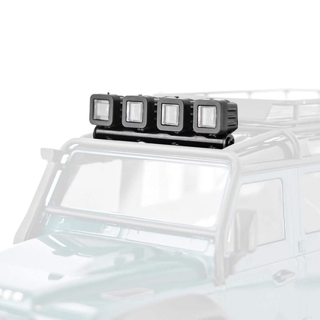 Round Square Spotlights Roof Light TRX4M Defender 1 18 RC Crawler Car