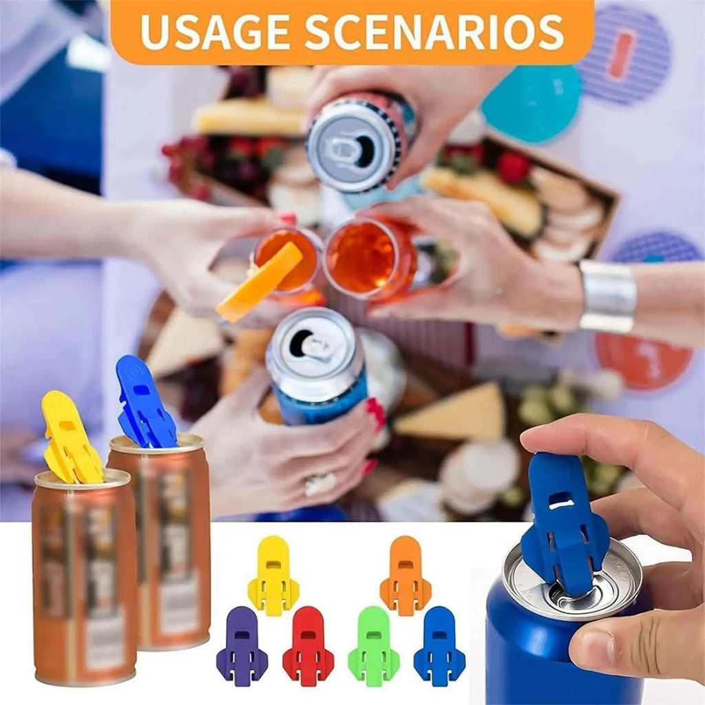 Sodas Can Opener Rotating Dustproof Cup Lid Reusable Drink Beer Cola