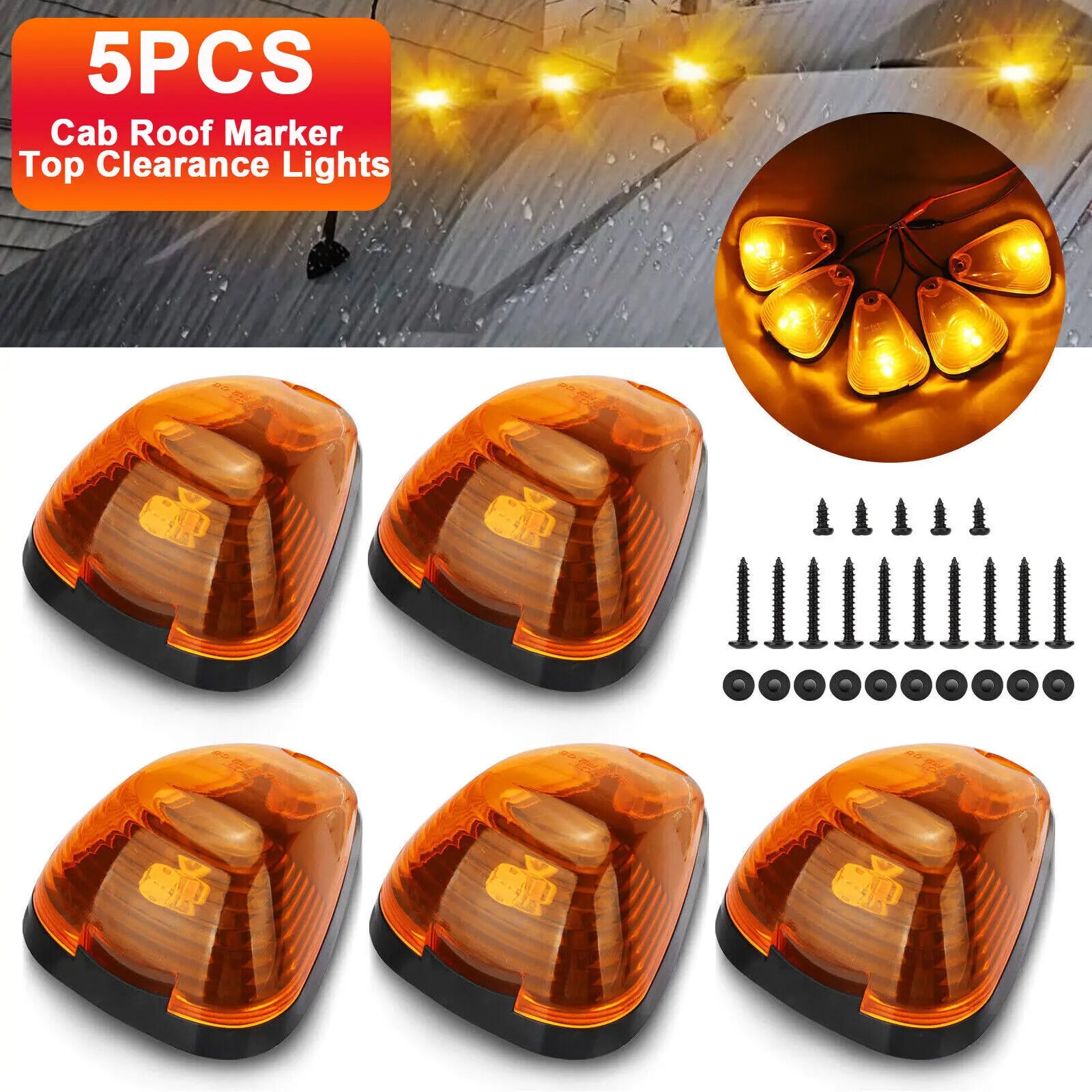 Roof Cab Running Lights Ford F-250 F-350 F-750 Duty Pickup Trucks