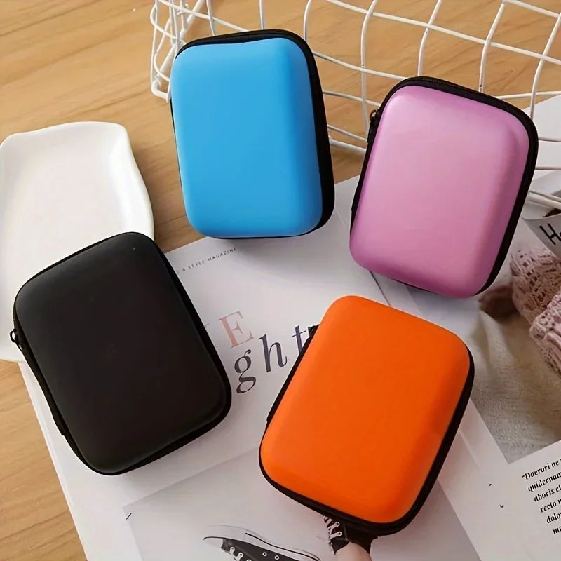 EVA Hard Shell Earphone & Cable Organizer Bag | Zpaxo Cable Organizer Pouch Zpaxo