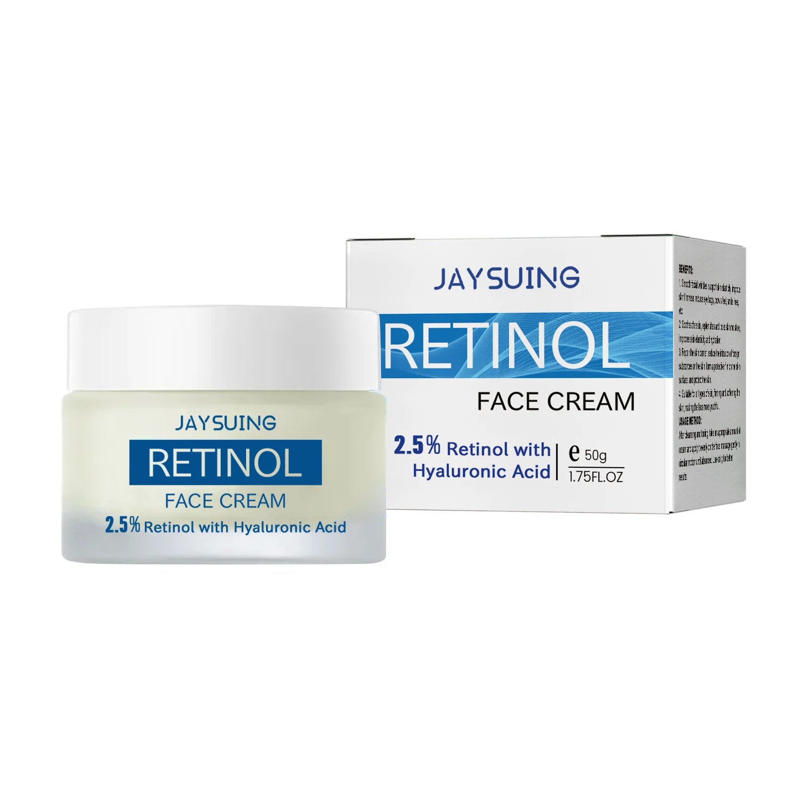 Retinol Anti Aging Face Cream Lifting Firming Fade Dark Spot Line Zpaxo 50g boxed