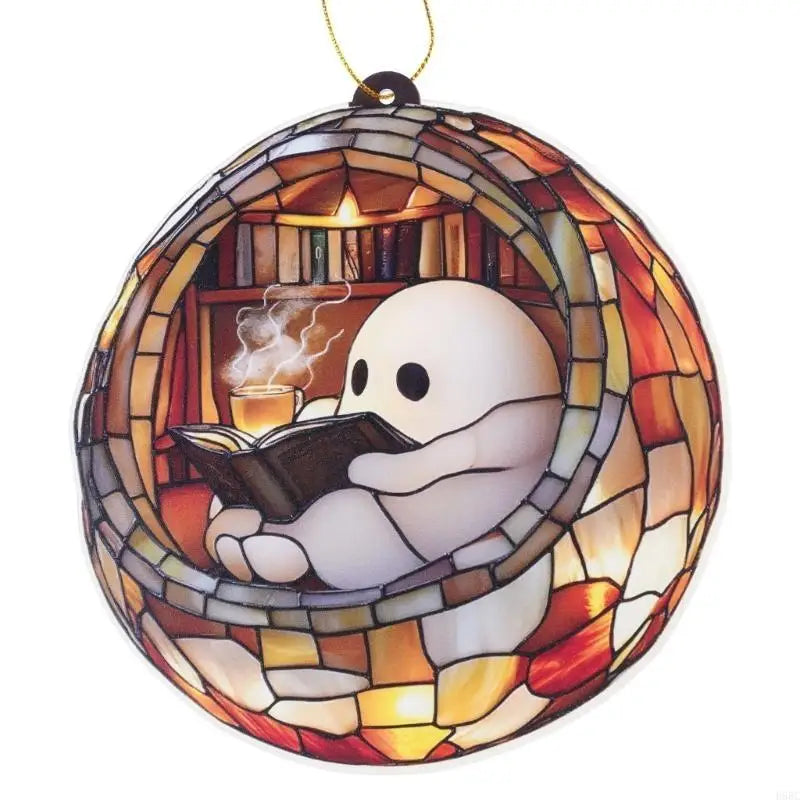 Bright Painted Halloween Window Display Fall Festival Decors Home