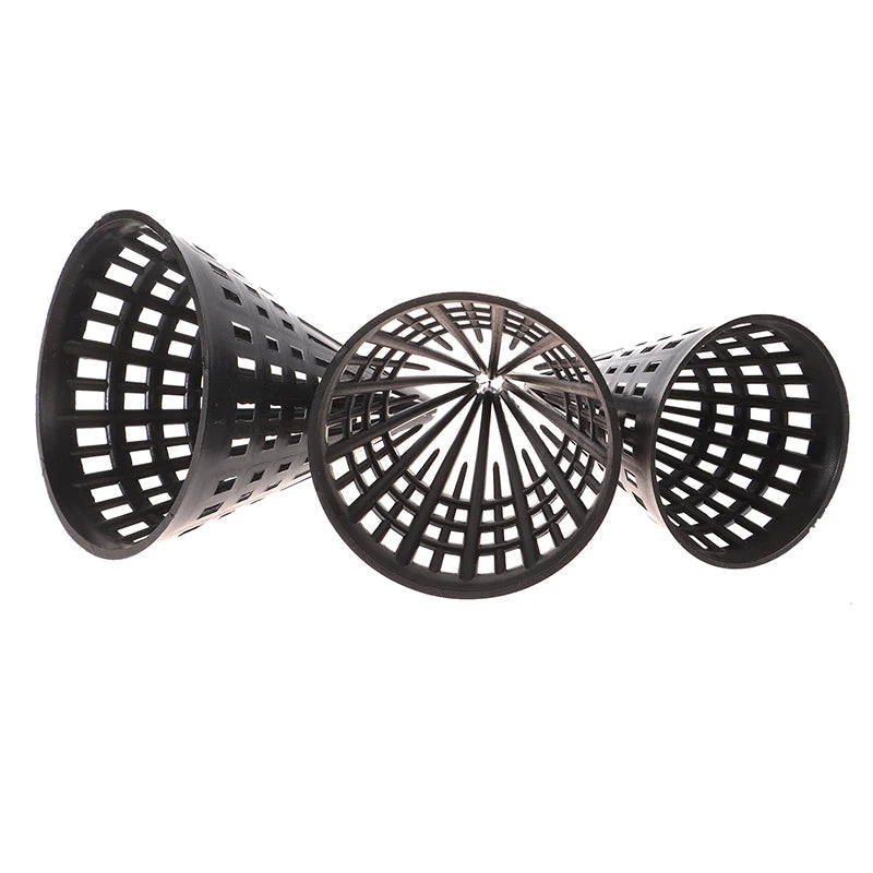 5Pcs Tapered Inlet Fishing Net Finless Eel Loach Trap Fishing Cage Lid Durable Plastic Tackle Cage Lid Black Fishing Accessories Zpaxo