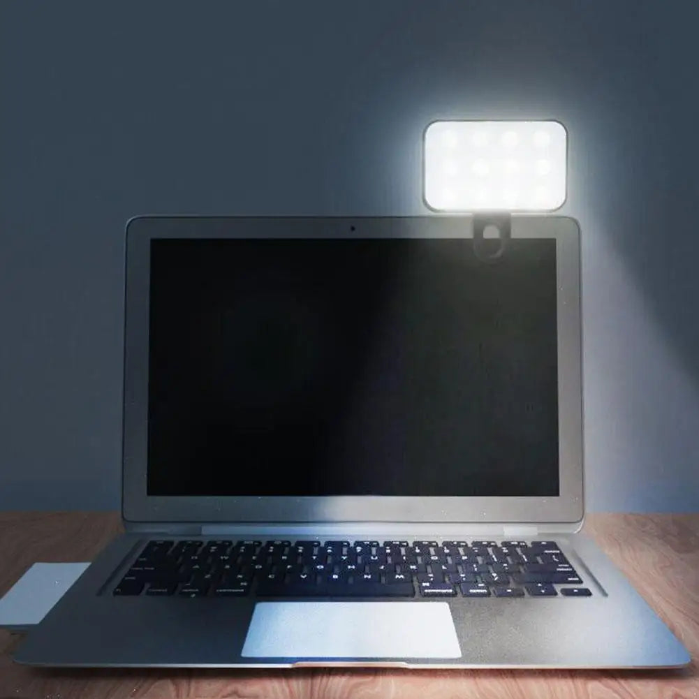 Mini Selfie Fill Light Rechargeable Adjustable Brightness Portable
