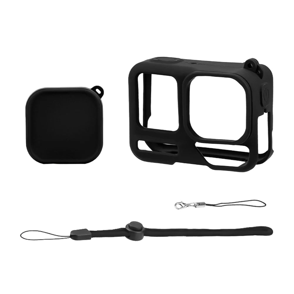 For Insta360 Ace Pro2 Silicone Camera Case Anti-Scratch Rubber Camera Shell Lightweight Camera Protector Case Camera Accessories Zpaxo