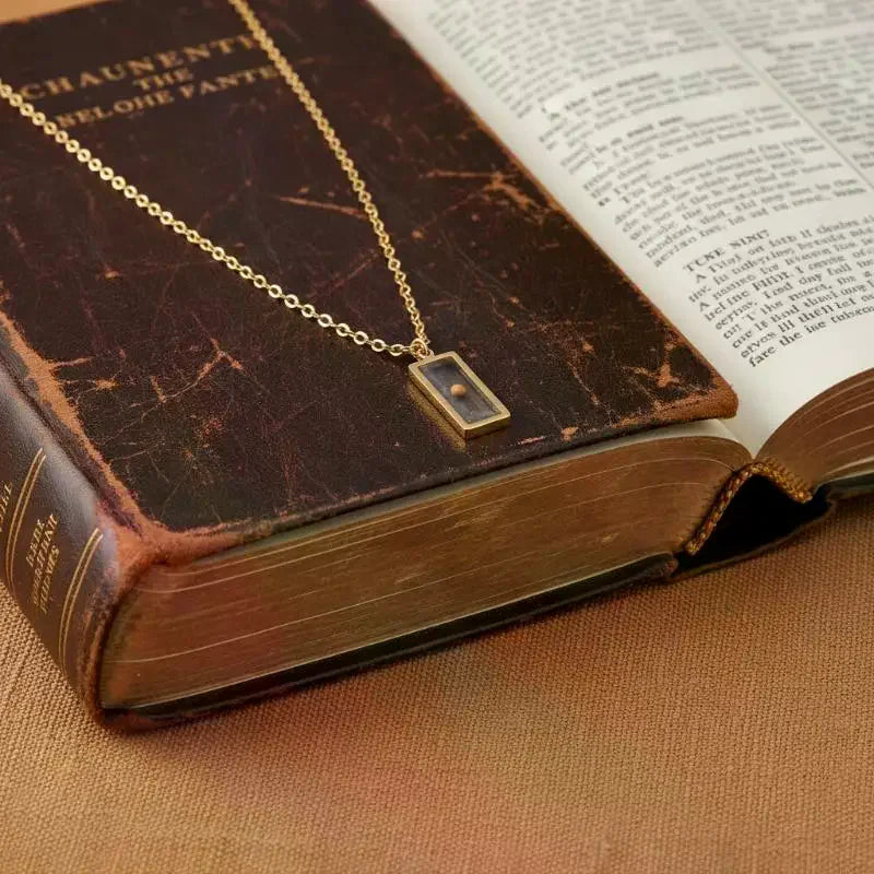 Christian Mustard Seed Gold Stainless Steel Pendant Faith Silver Chain Zpaxo