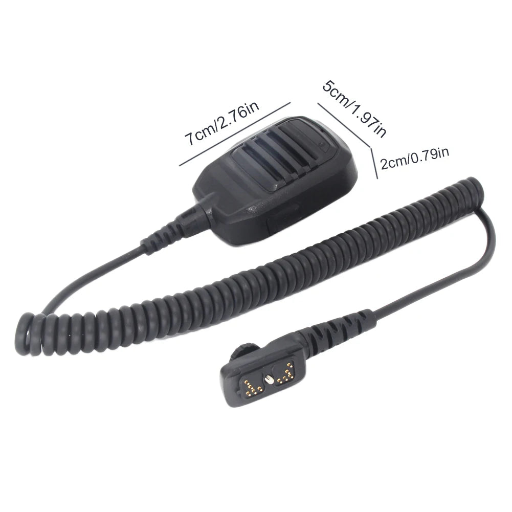 SM18N2 Speaker Mic Remote Microphone Back Clip Audio Jack Replacement
