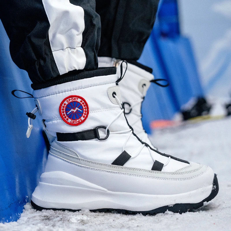 Same Snow Boots Men Women Velvet Warm Northeast Travel Cold Shoes Zpaxo
