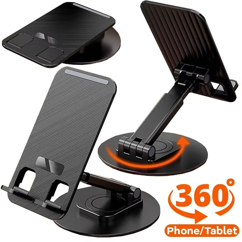 360° Rotation Stand Desktop Mobile Phone Holder Universal Cellphone Holder Foldable Phone Bracket For iPhone 16 15 Xiaomi Huawei Zpaxo