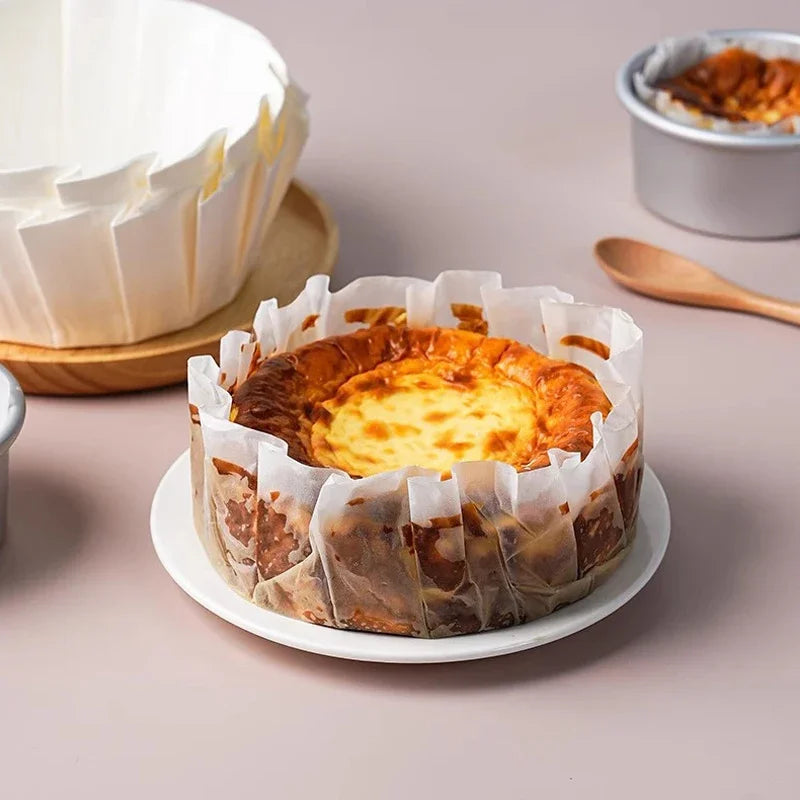 50Pcs 3.5/4/5/6/8inch Muffin Cake Mold Paper Cup Foldless Cupcake Liner Baking Cup For Wedding Party Oilproof Cake Wrap Zpaxo