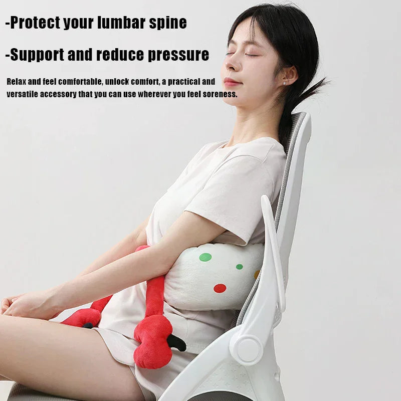 Portable Breathable U-shaped Pillow Adjustable Neck Support Work Rest Zpaxo