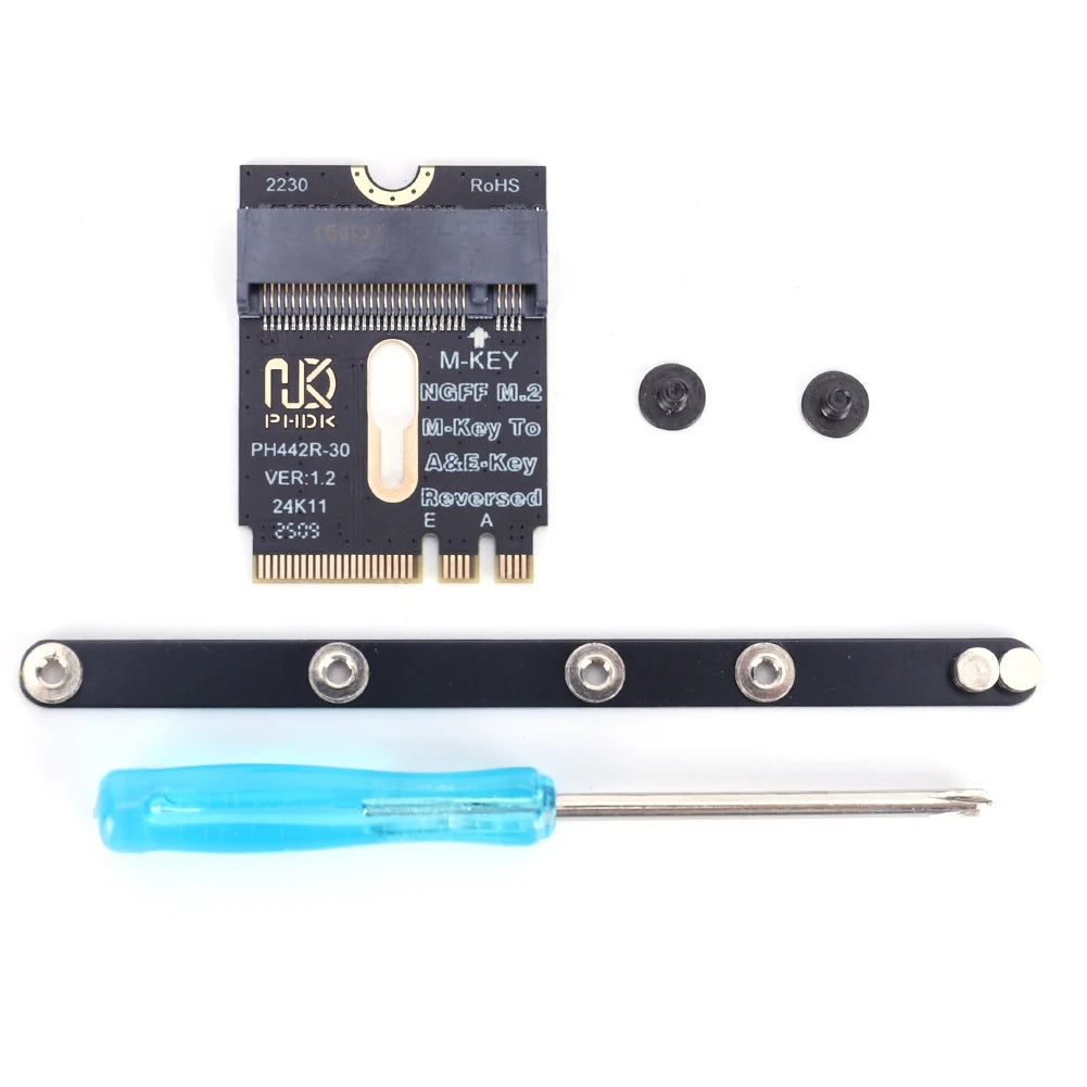 M 2 A+e NVME SSD Adapter E Key PCIE 4 0 Riser Card NGFF A+e-key Male