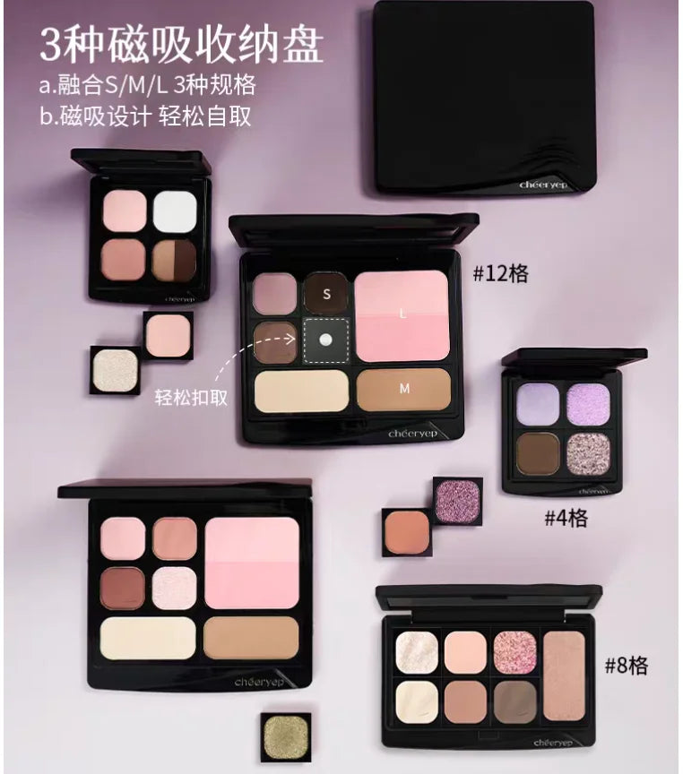 Qianyan Cheeryep Self Assembled Palette Luminous Single Monochrome Zpaxo
