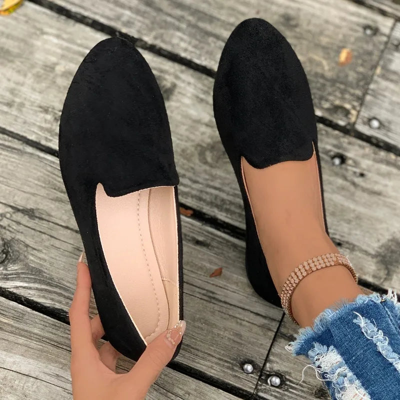 2026 Spring Autumn Shoes Women Comfortable Casual Slip Flats Loafers Zpaxo