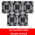 PAM8610 2x15W Amplifier Board Digital Two-channel Stereo Power Zpaxo 5pcs Pam8610 8pin