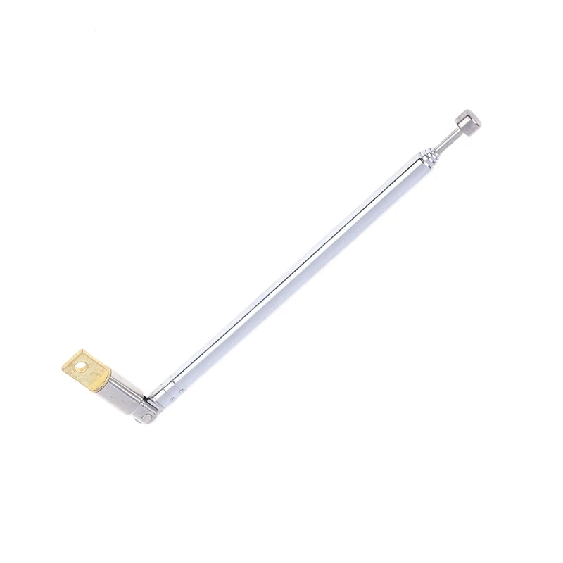 37cm 5-Section Telescopic Stainless Steel AM FM Antenna