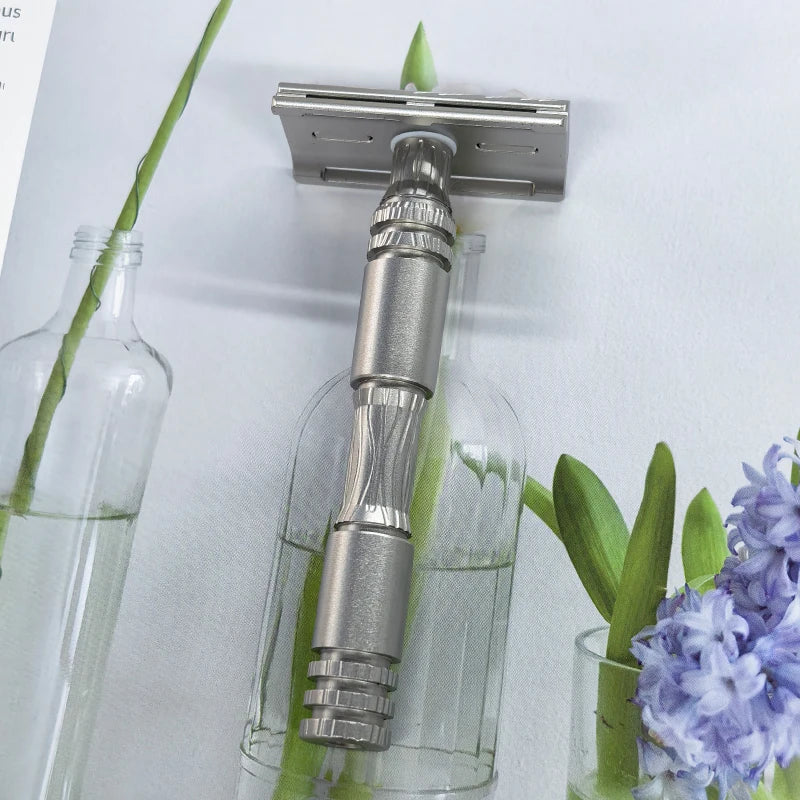 2026 New Arrival！Yaqi Ghost Safety Razor 316 Stainless Steel Smooth Shaving Comfortable Experience Designed Razor Zpaxo