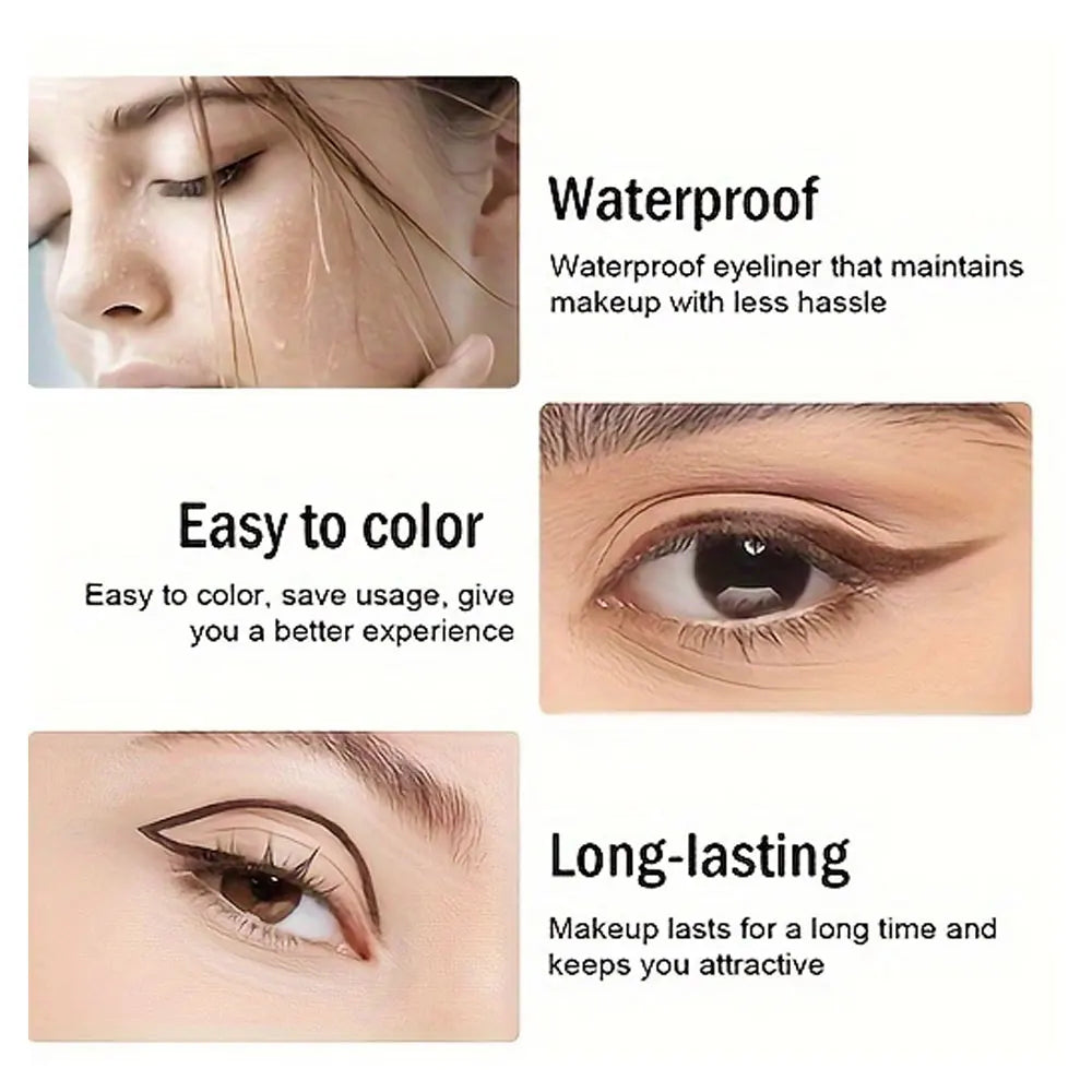 Luxurious Waterproof Long-wearing Liquid Eyeliner Smudge-resistant