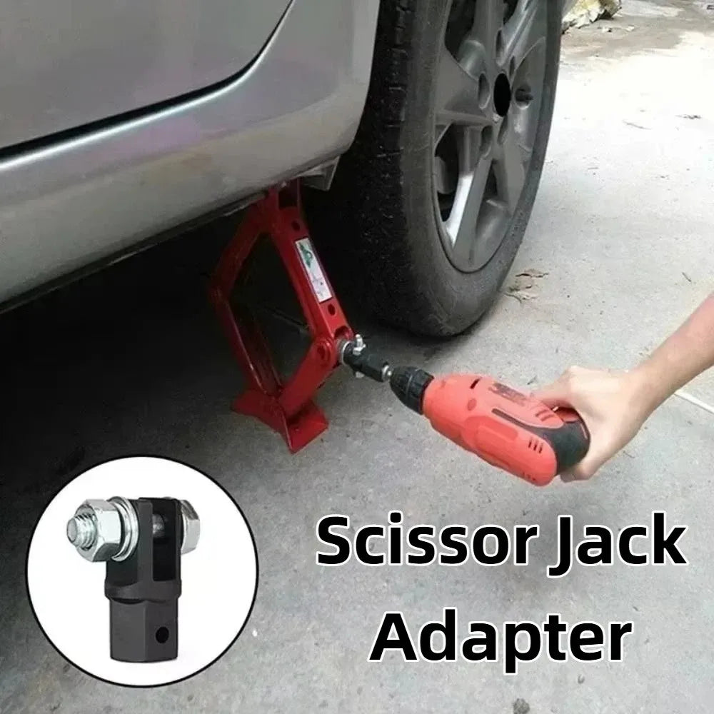 Universal Jack Adapter Raising / Lowering Leveling Jack Jack Drill Adapter Sturdy Labor Saving Zpaxo