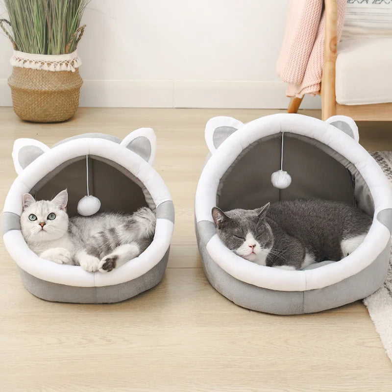 Deep Sleep Cat Cave Bed – Foldable, Washable Pet Bed for Cats Cat Cave Bed Zpaxo