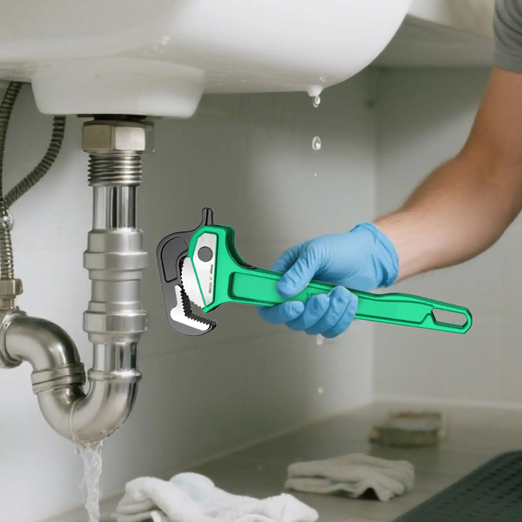 Plumbing Pliers Industrial Tube Clamping Tool Polygonal Construction Pipe Pliers for Household Gardening Electrical Kitchen Pool Zpaxo