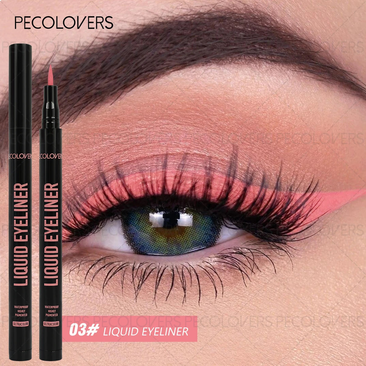 1PC Waterproof Liquid Eyeliner - No-Smudge, Long-Lasting Smooth Application, Rich In Colors, Creating A Charming Daily Makeup Zpaxo 03