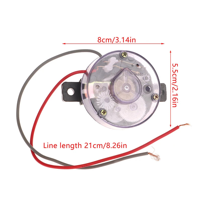 DXT5 5-Min Spin Dryer Timer Switch 220V – 2-Wire Replacement