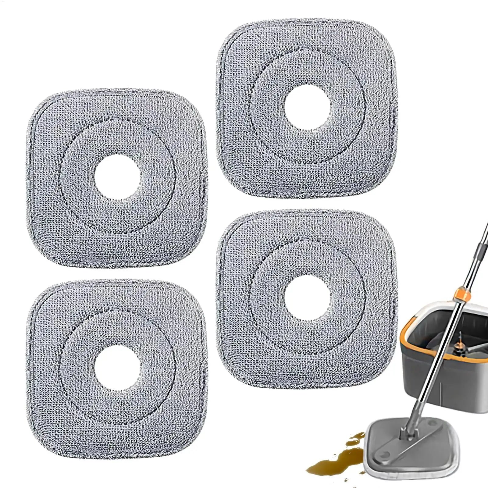 Microfiber Mop Refills Replacement Pads Wet Dry Floor Cleaning