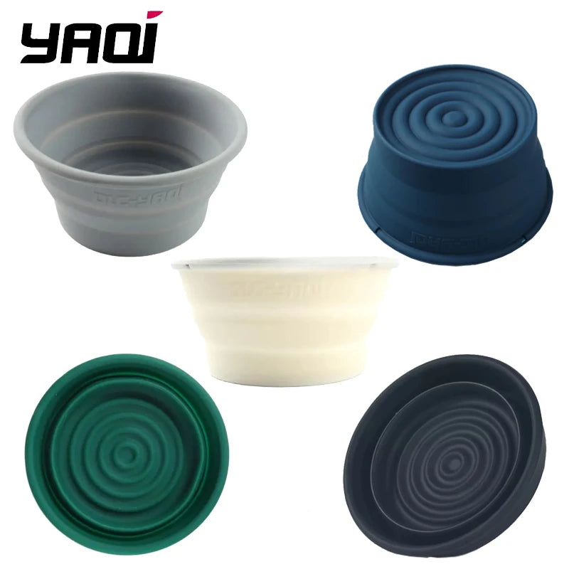 YAQI Collapsible Silicone Travel Shaving Bowl – 5 Colors Shaving Bowl Zpaxo