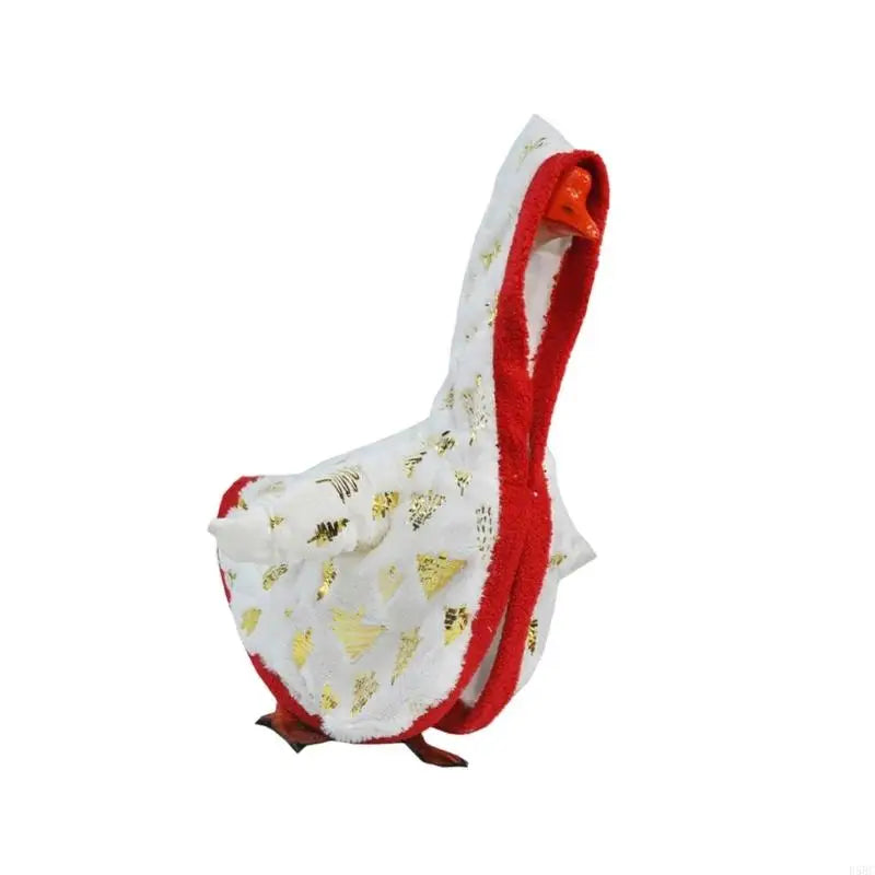 Durable Cotton Geese Attire Holiday Party Decors Festive Design