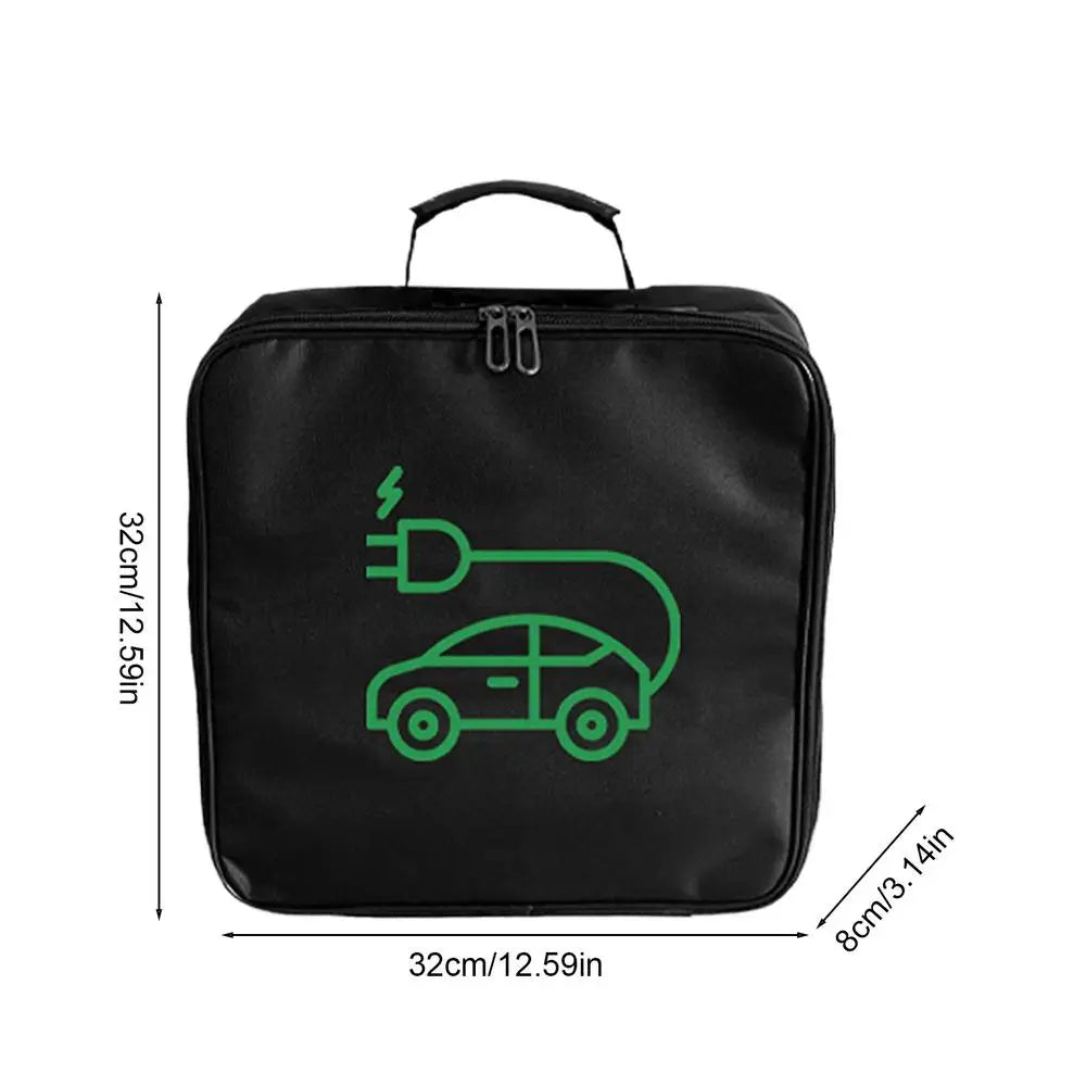 EV Charging Cable Storage Bag – Waterproof Oxford Organizer EV Cable Organizer Bag Zpaxo square