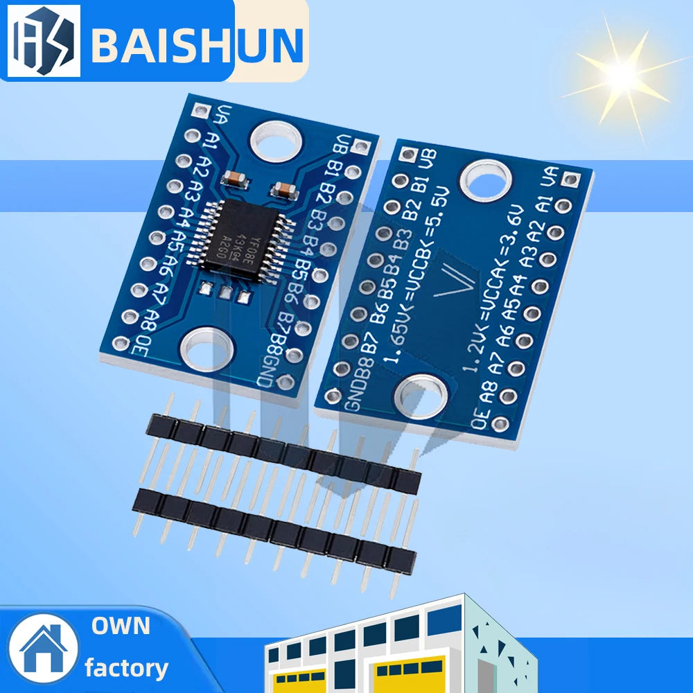 TXS0108E 8-Channel 1 4V-5 5V Bidirectional Logic Level Shifter Zpaxo