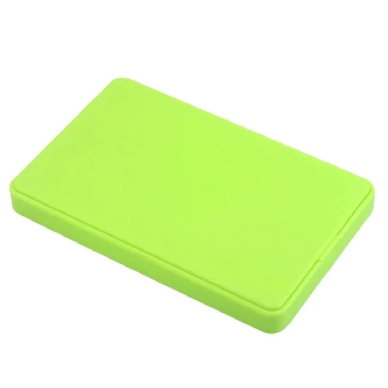 2.5" SATA USB3.0 HDD Enclosure Mobile Hard Drive Cases for SSD External Storage HDD Box Zpaxo green