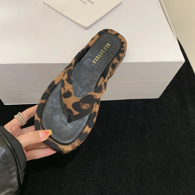 2026 Slippers Casual Women's Shoes Platform Slides Shale Female Beach