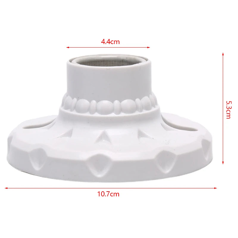 1Pcs Lighting Fittings E27 Holder Outdoor Engineering Modified Lamp Base Socket Screw Ceramic Waterproof Explosion-proof Lamp Zpaxo Style4