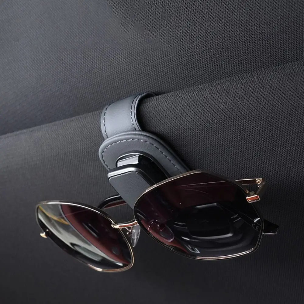 Back Clip Car Sun Visor Glasses Sponge Interior Accessories Eyeglass Zpaxo