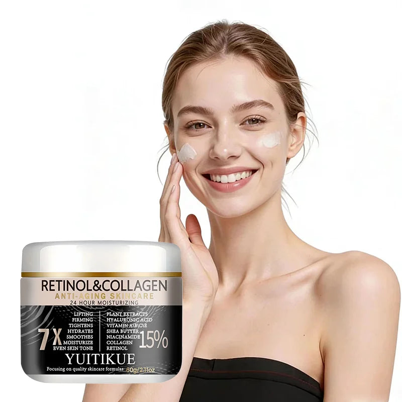 YUITIKUE Retinol Collagen Face Cream 7X Anti-Aging Moisturizer Anti-Aging Face Cream Zpaxo