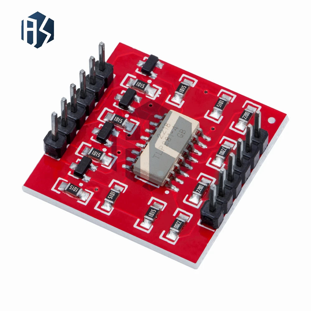 ‌TLP281-4 Industrial IoT Optocoupler Module - 4-Channel 5000Vrms Isolation with Dual-Level Logic Interface for Arduino Zpaxo