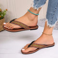 Large Flip Flops Women's Summer Fashionable Comfortable Flat Beach