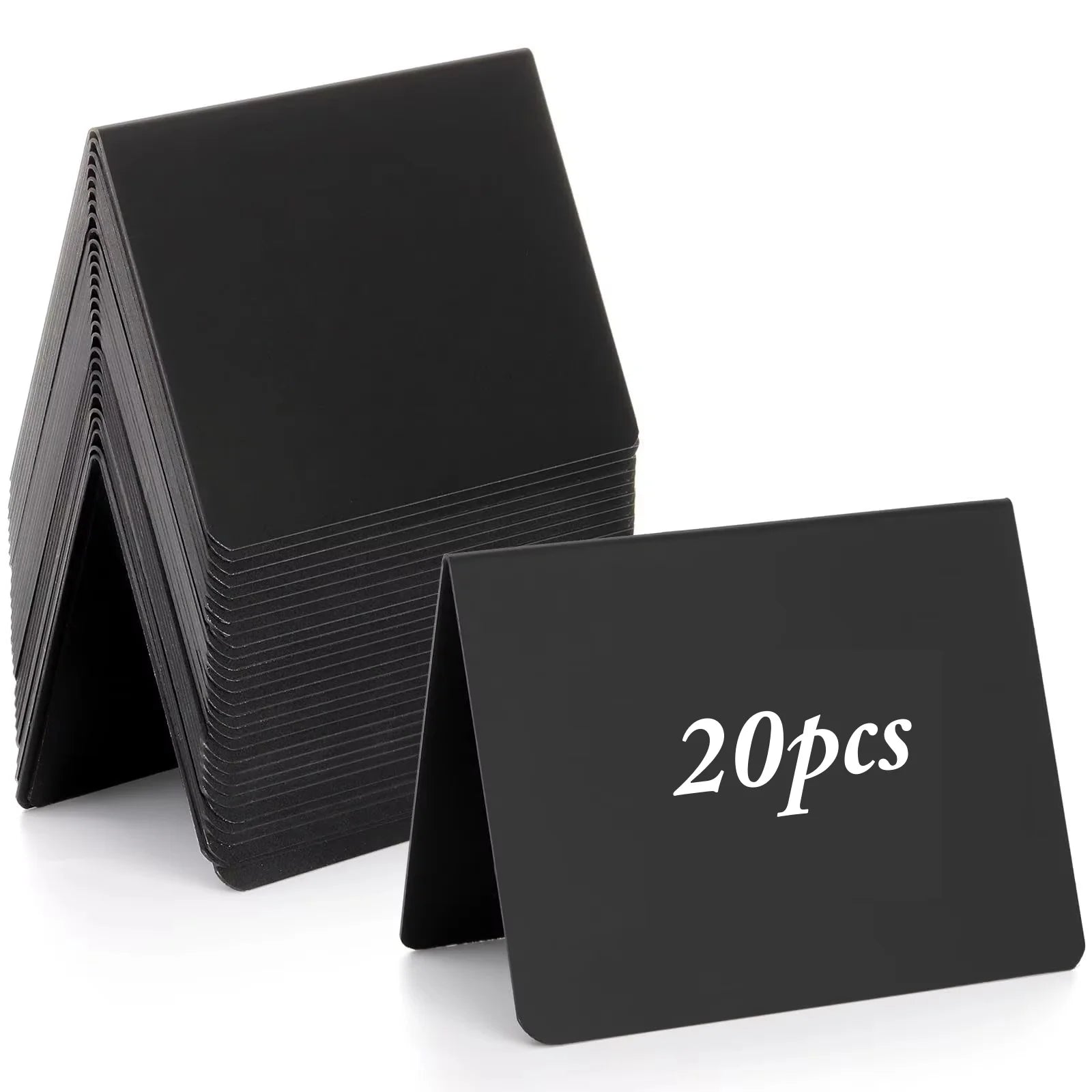 10/20Pcs Mini Chalkboard Signs Rewritable Message Board Seat Cards Food Labels for Retail Display Special Events Party Buffet Zpaxo 20pcs