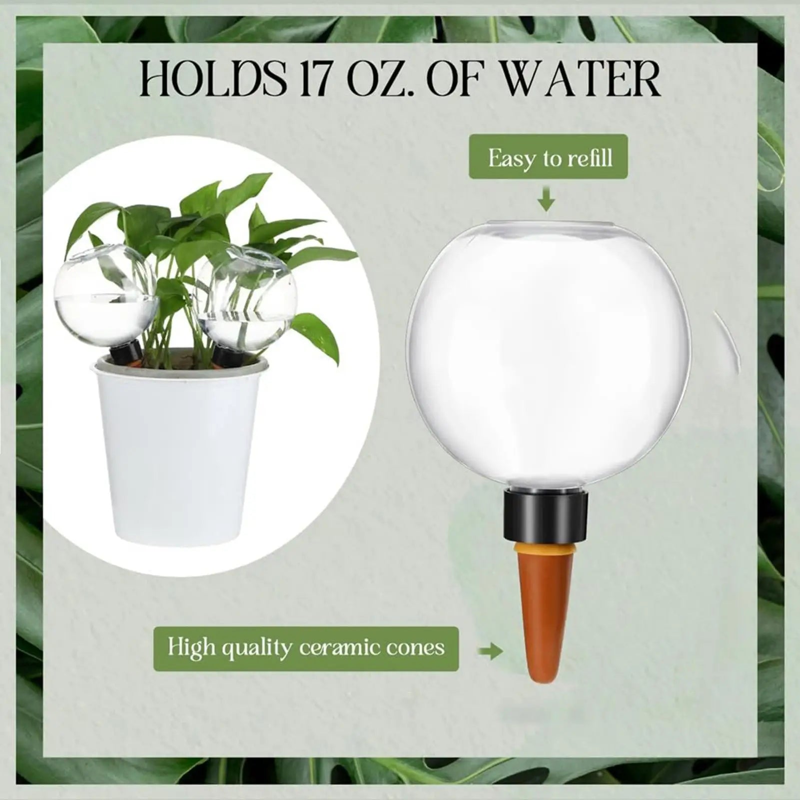 Automatic Watering Globes Indoor Drip Irrigation Device Self Planter