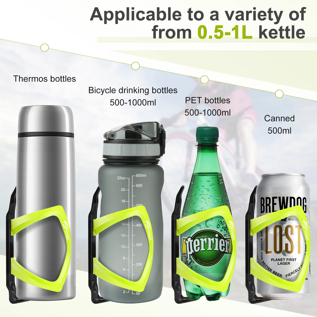 Bicycle Bottle Cage Road Mountain Bike Bottle Cage Riding Water Cup Holder Multi-functional Left And Right Side Pull Bottle Cage Zpaxo