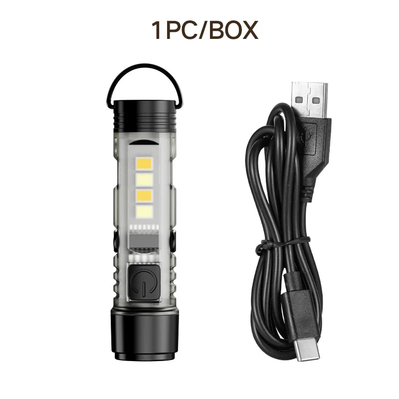 Mini Keychain Light Multifunctional Outdoor Portable Work 5050 Zpaxo 1pc
