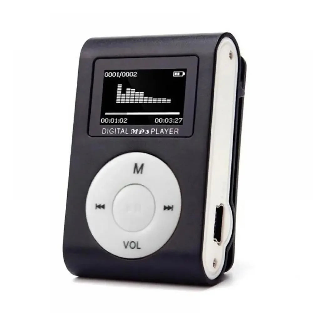 Portable Mini MP3 Player Music Stereo Speaker Clip LCD Display