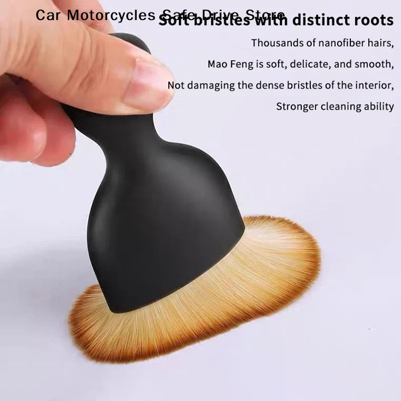 Ultra Soft Car Interior Cleaning Brush Curved Design Dust Sweeping
