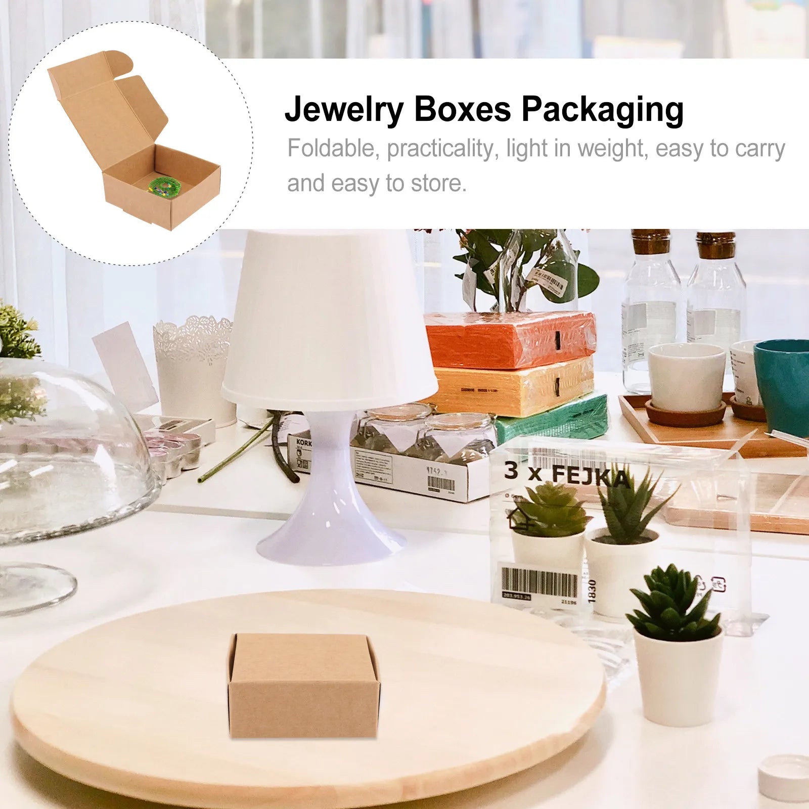 Kraft Paper Soap Packaging Boxes Foldable Corrugated Small Shipping