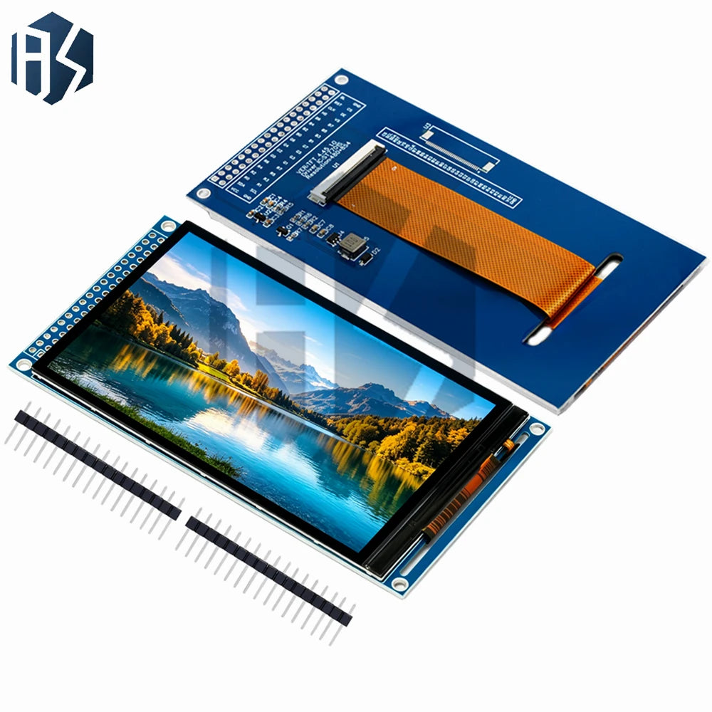 4.45 Inch High Definition TFT Display 480*854 ST7701 Controller RGB Interface Color LCD Module Works with for Arduino Zpaxo