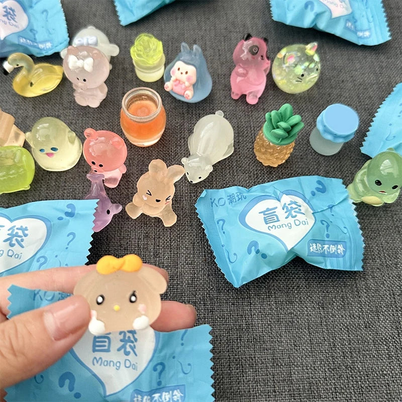 Cute Mini Simulation Animal Model Action Surprise Dolls Lovely